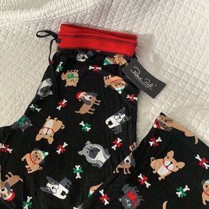 NWT Christmas Puppy PJ bottoms